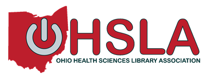 Red Ohio Health Sciences Library Association Logo